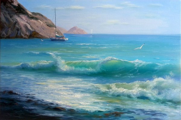 Александр Южаков морской пейзаж