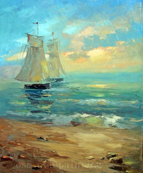 Художник маринист Овченков