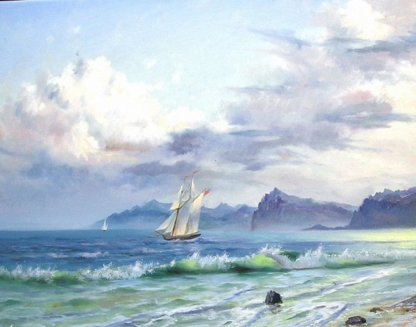 Художник маринист Александр Милюков