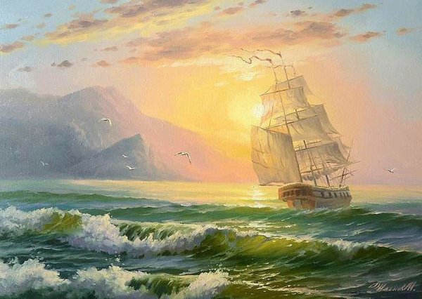 Художник Максим Ильин картины море