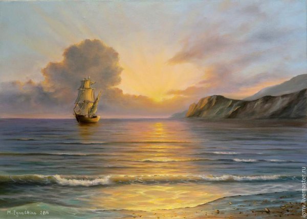 Художник маринист Максим Ильин