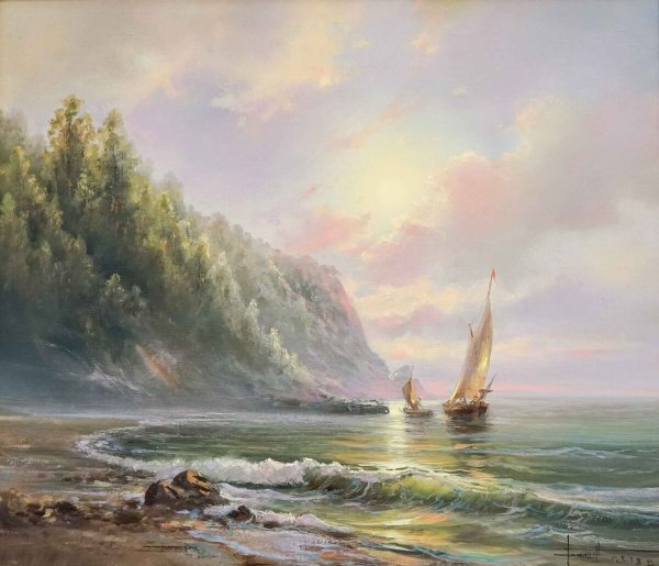 Балахонов Дмитрий художник море