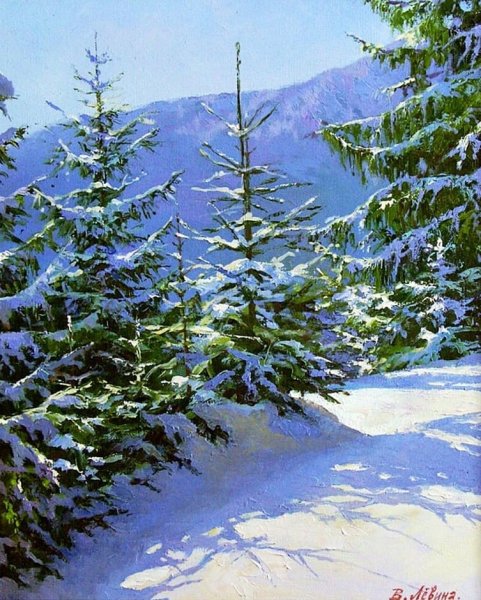 Зимние пейзажи Натальи Головиной