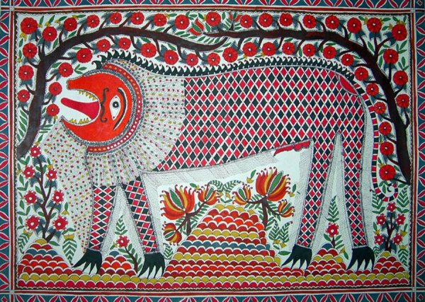 Картины мадхубани штата Бихар