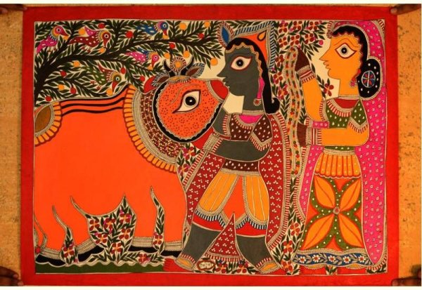 Мадхубани древняя Индия