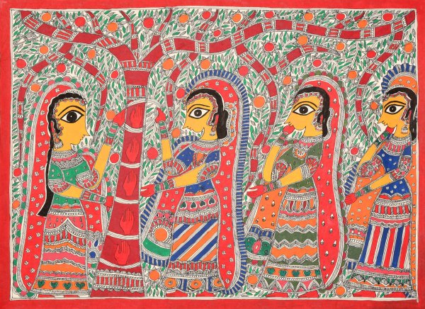 Мадхубани древняя Индия