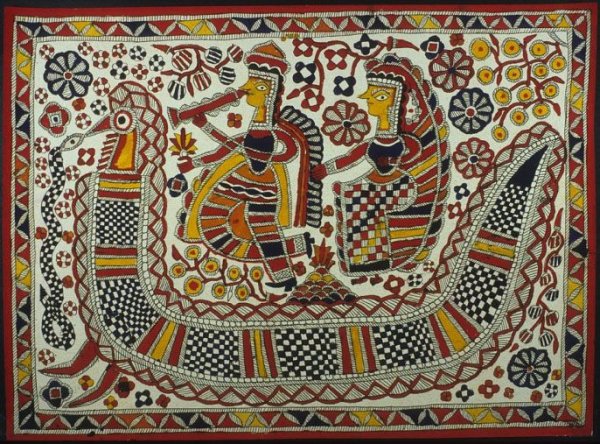 Живопись древней Индии мадхубани