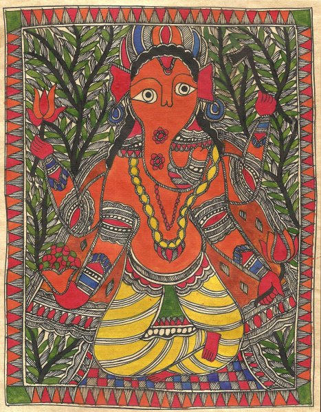 Картины мадхубани штата Бихар