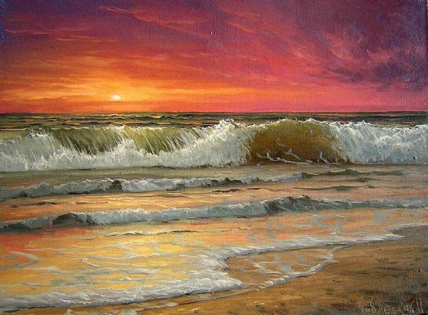 Игорь Заборских картина волны