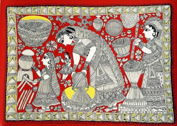 Живопись Митхилы