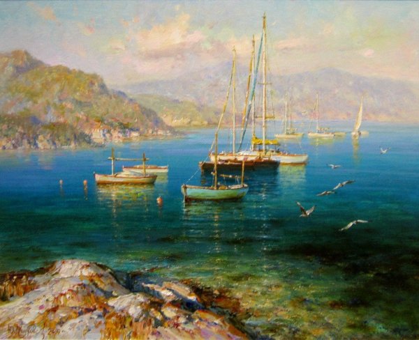 Юрий Обуховский морской пейзаж