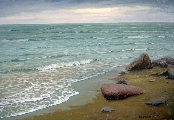 Художник Берггольц Игорь море картины