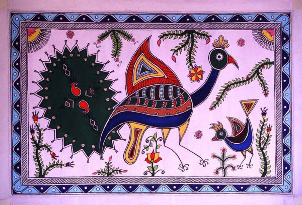 Картины мадхубани штата Бихар