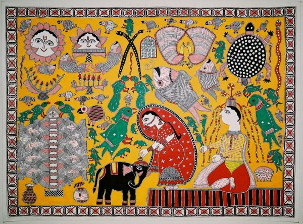 Живопись мадхубани Индия