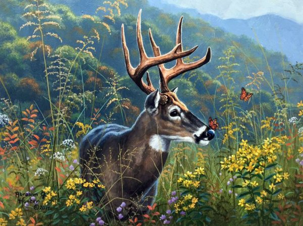 Абрахам Хантер художник картины природа