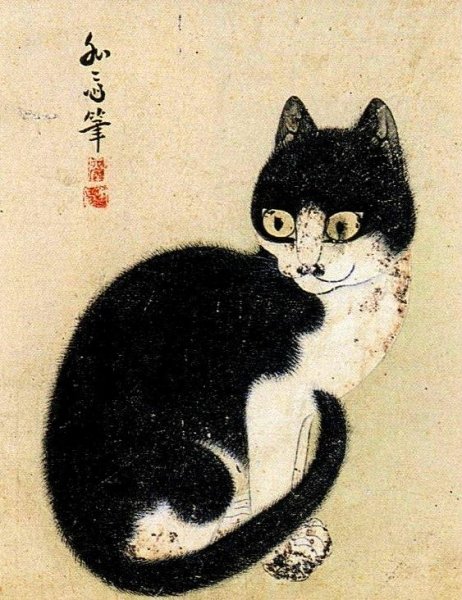 Кошки в японском искусстве