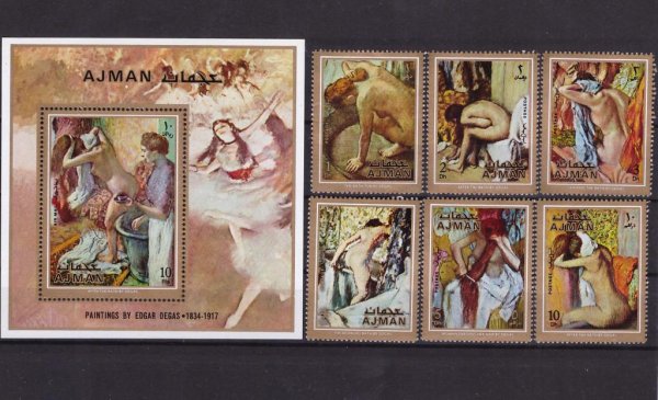 Марки живопись ню