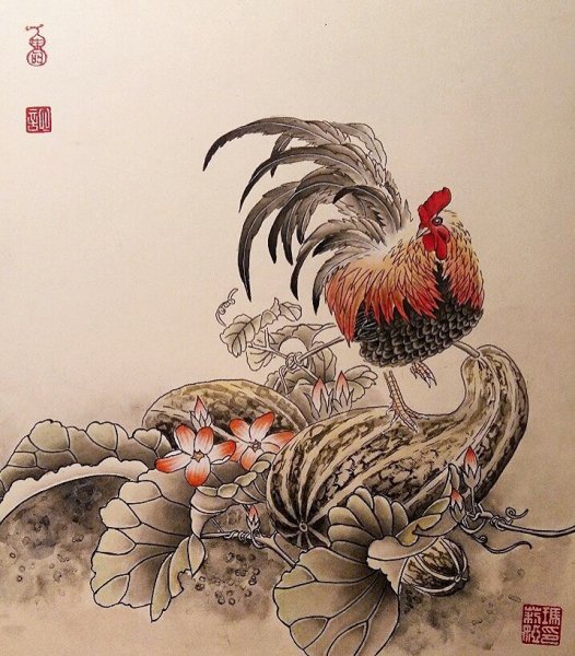 Китайская живопись гохуа гунби