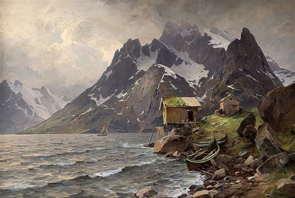 Норвежский художник even Christophersen Ulving