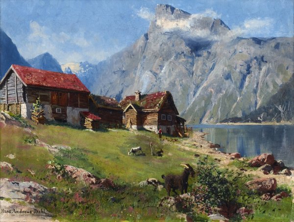 Норвежский художник Hans Dahl