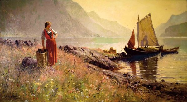 Норвежский художник Hans Dahl