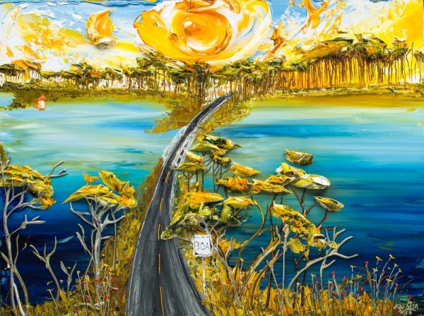 Картины акрил Джастин Геффри