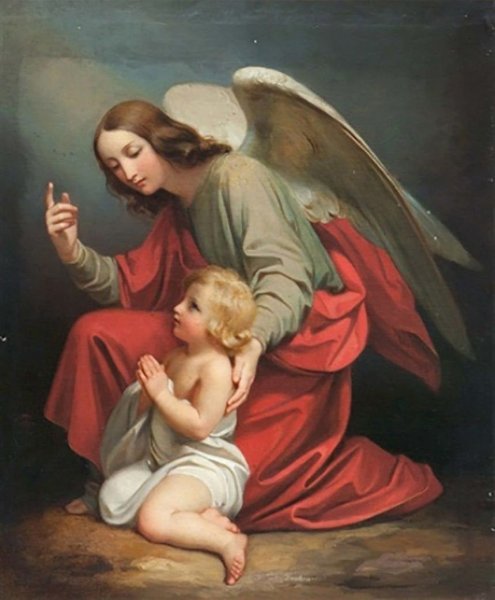 Рафаэль Санти ангел-хранитель