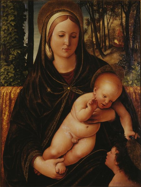 Мадонна с младенцем Леонардо