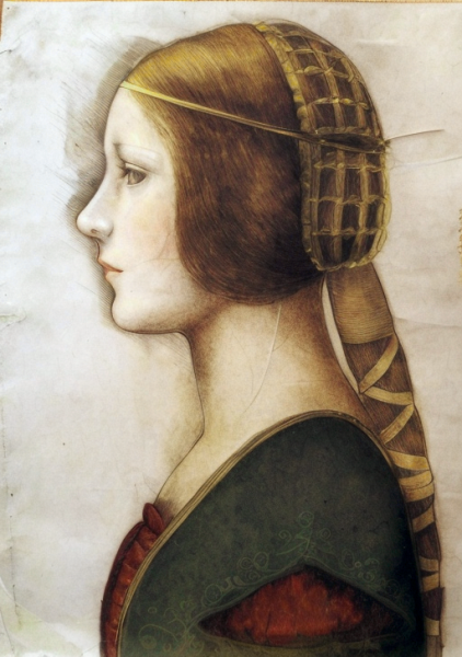 Портрет la Bella Principessa Леонардо да Винчи