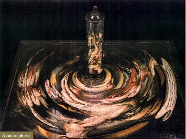 Анаморфоз в изобразительном искусстве