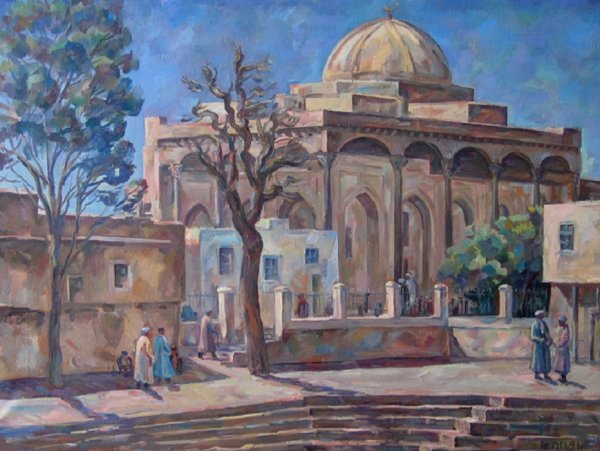 Самарканд Регистан живопись