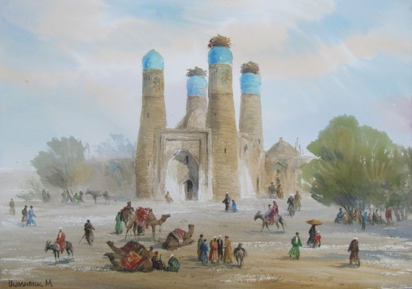 Минарет Бухара Беньков 1931