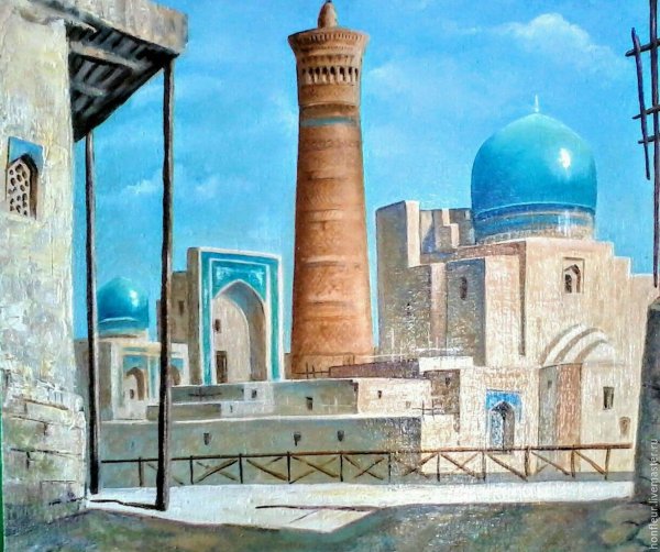 Древняя Бухара минарет Калян