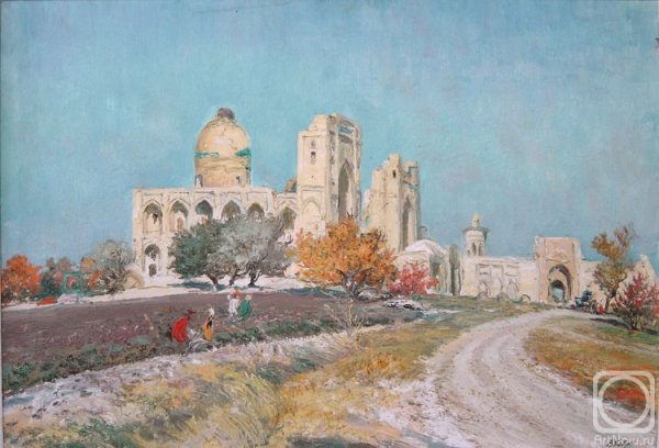 Самарканд Регистан живопись