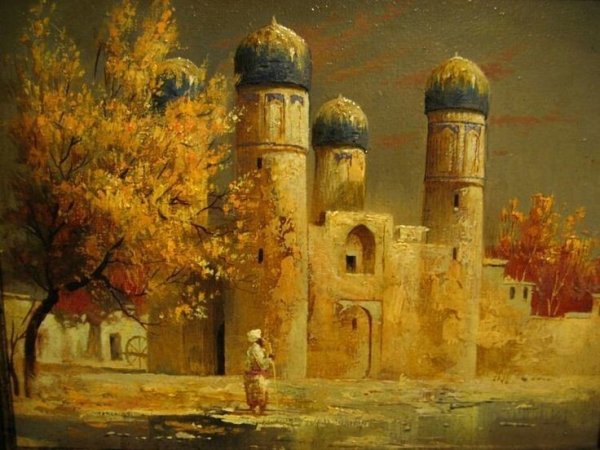 Бухара живопись базар