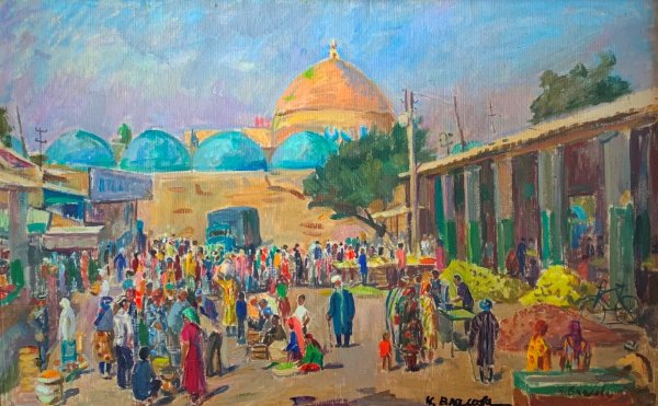 Самарканд Бухар. Узбекистан, Ташкент. Художник