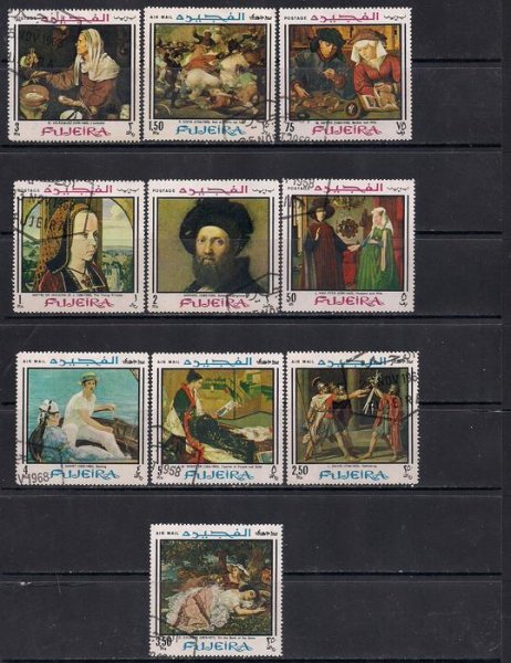 Марки мира живопись