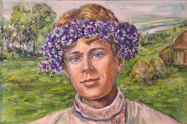 Сергей Есенин картина
