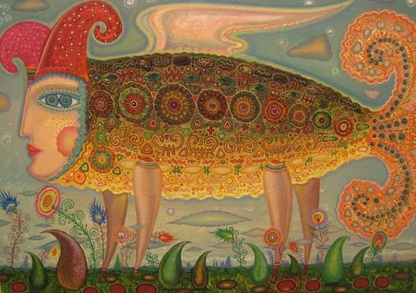 Наивная живопись Марина Хинце