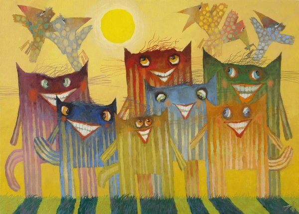 Стоян Божилов художник картины наивного искусства