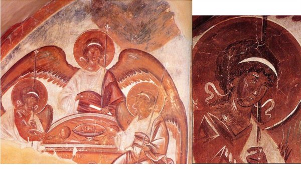 Фреска в церкви Спаса Преображения Феофана Грека