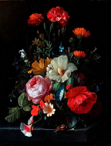 Цветочный натюрморт Рашель Рюйш