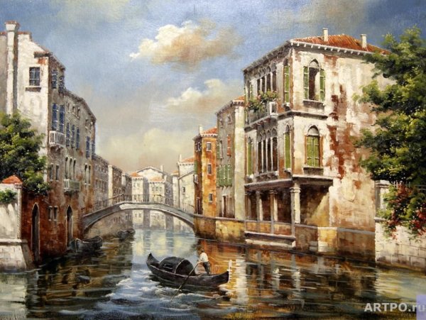 Bruno Augusto Gavino (1946-) - пейзажи Венеции