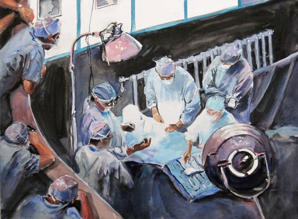 Хирург живопись