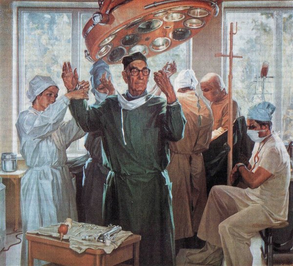 Нестеров портрет хирурга Юдина