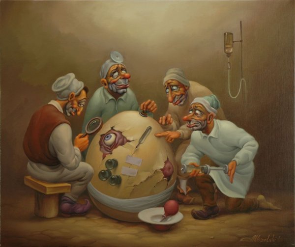 Медицина в живописи современных художников