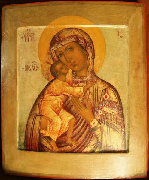 Федоровская икона Божией матери 17 век