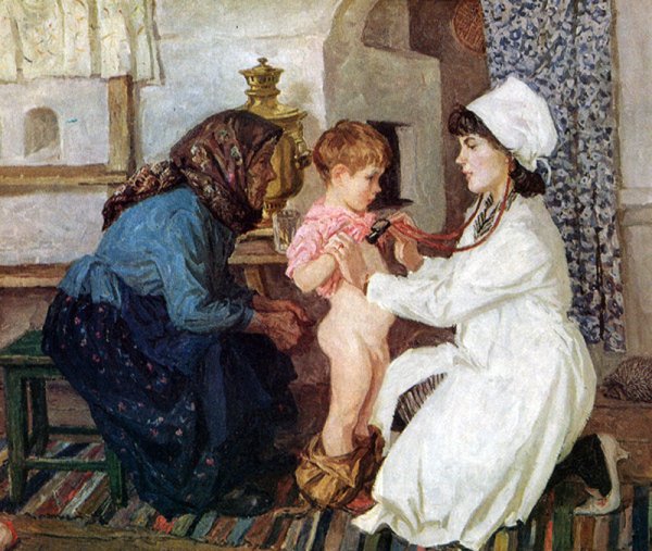 Н. А. пластов. Доктор. 1966