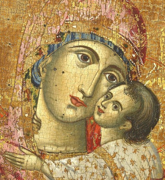 Икона Богородица Кардиотисса Византия