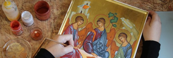 Иконописцы мастерская древней Руси